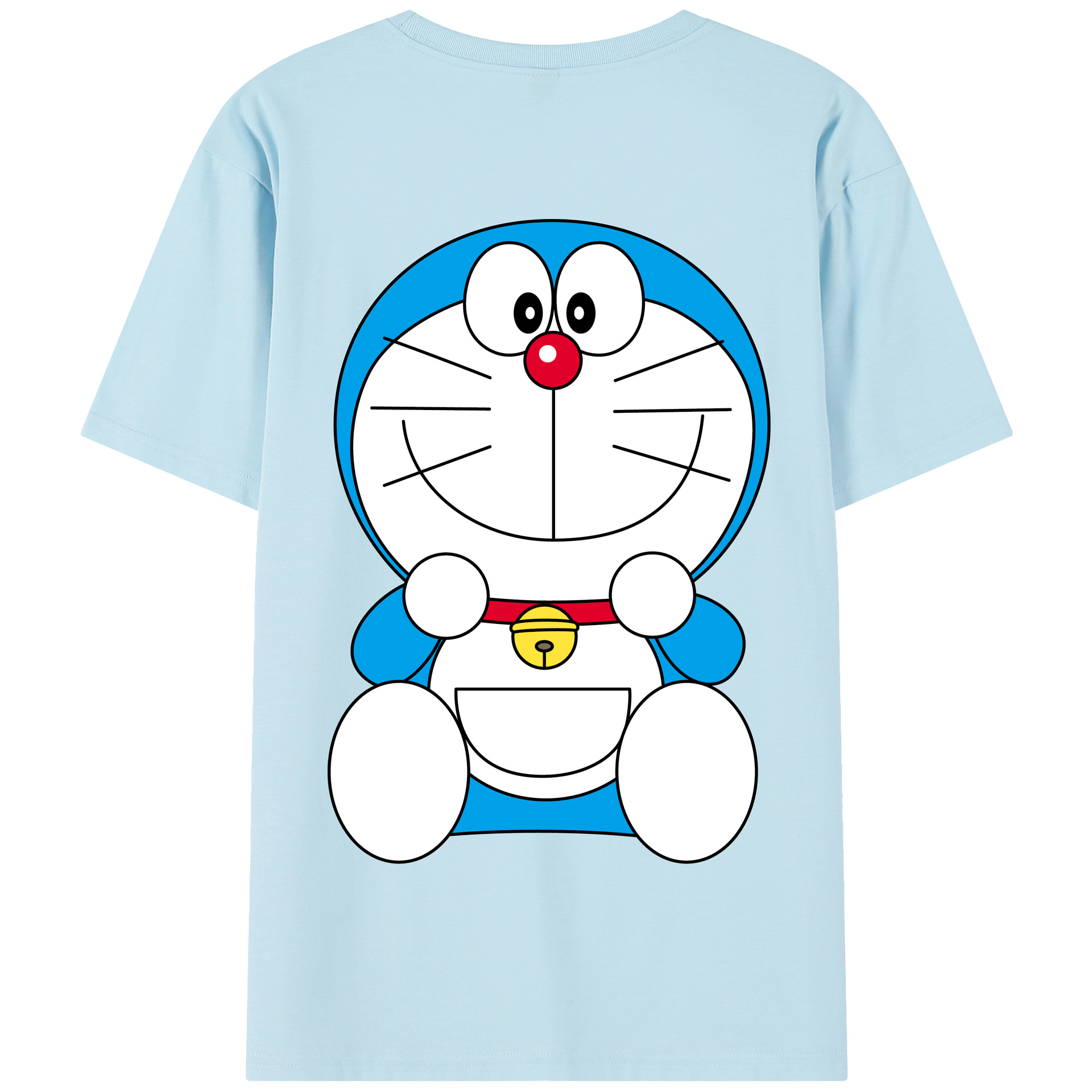 （画像用） ドラえもん Doraemon 綿100％半袖Tシャツ（背面プリント）